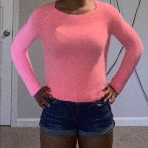 New York pink long sleeve shirt